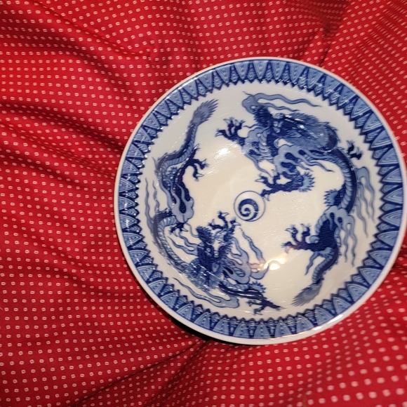 Blue willow Chinese porcelain nesting bowl. - Picture 7 of 7